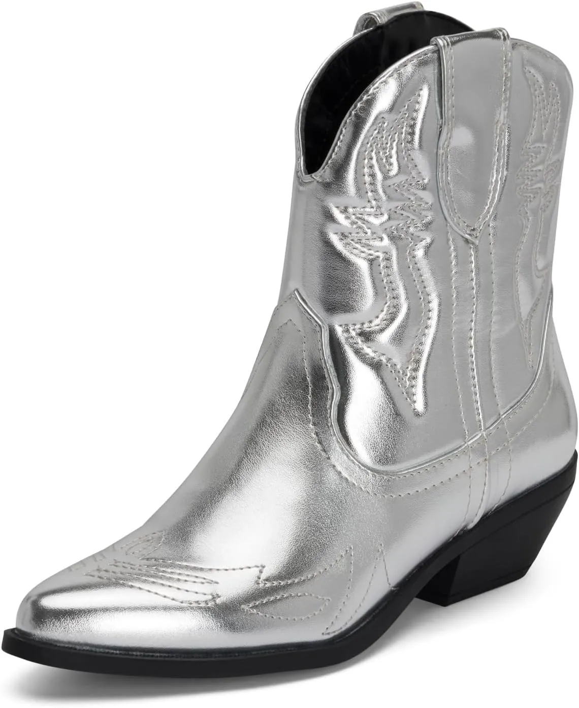 Chariot & Co -Susan- Womens Cowboy Cowgirl Western Ankle Booties Pointed Toe Boots