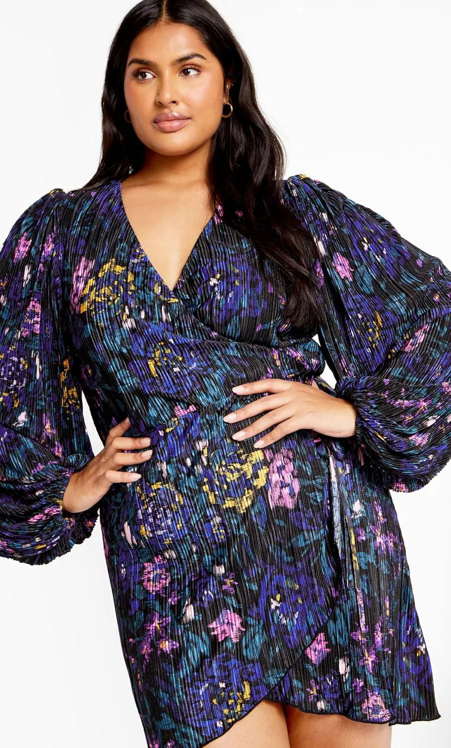 City Chic Women's Plus Size Dress - Kira Print