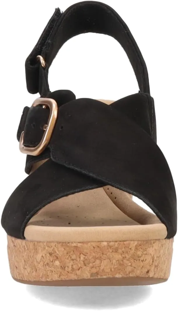 Clarks Womens Cork Slingback Sandals