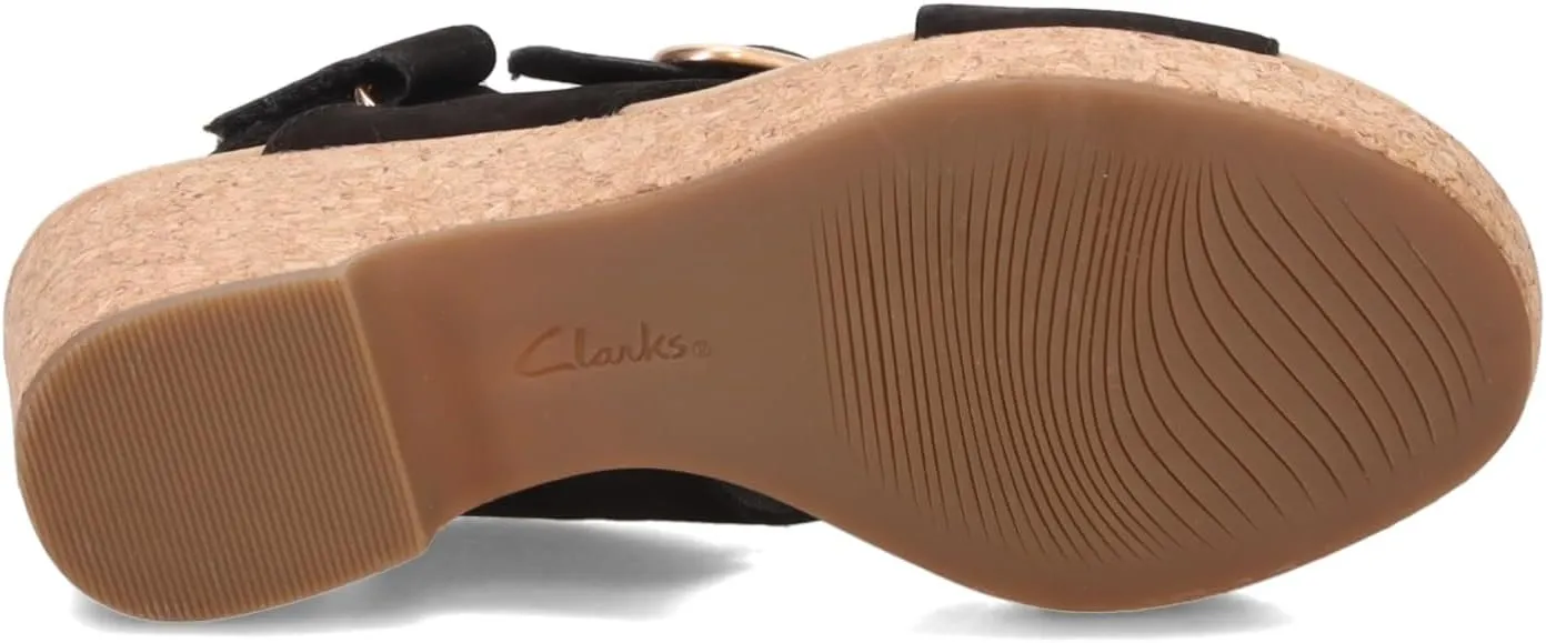 Clarks Womens Cork Slingback Sandals