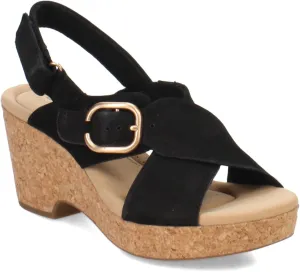 Clarks Womens Cork Slingback Sandals