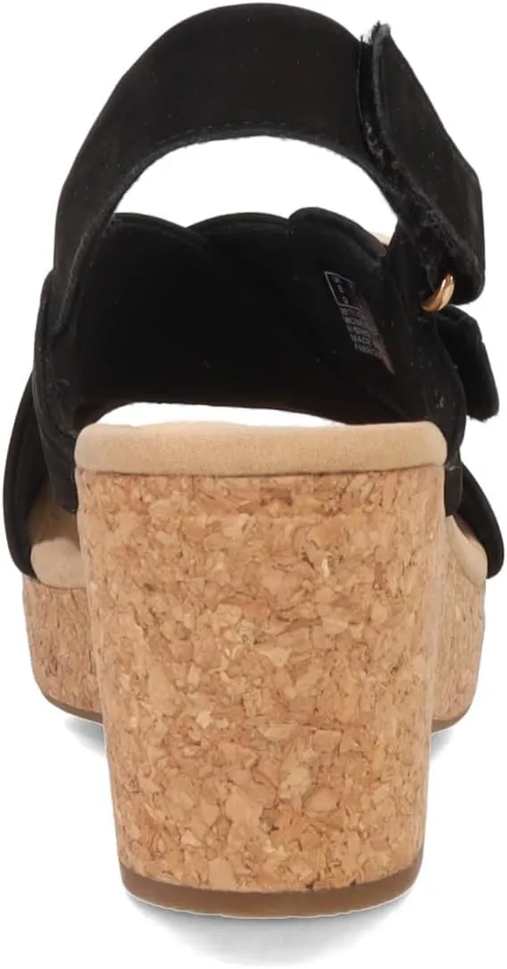 Clarks Womens Cork Slingback Sandals