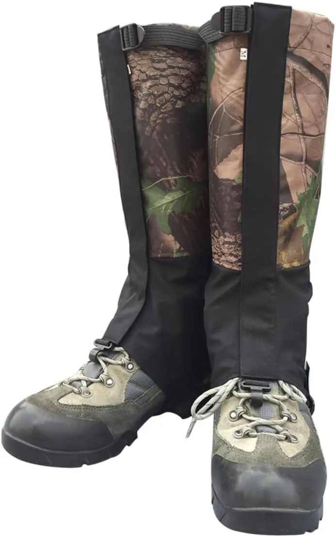 Climbing Hiking Gaiters Waterproof Snowproof Outdoor Legging Hunting Wraps Shoes Boots Cover Size
