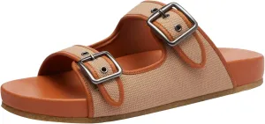 Coach Men's Canvas Buckle Strap Sandal