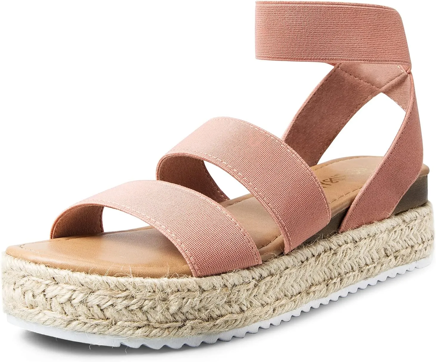COASIS Women's Open Toe Platform Espadrilles Wedge Sandals with Ankle Strap Summer Casual Sandals