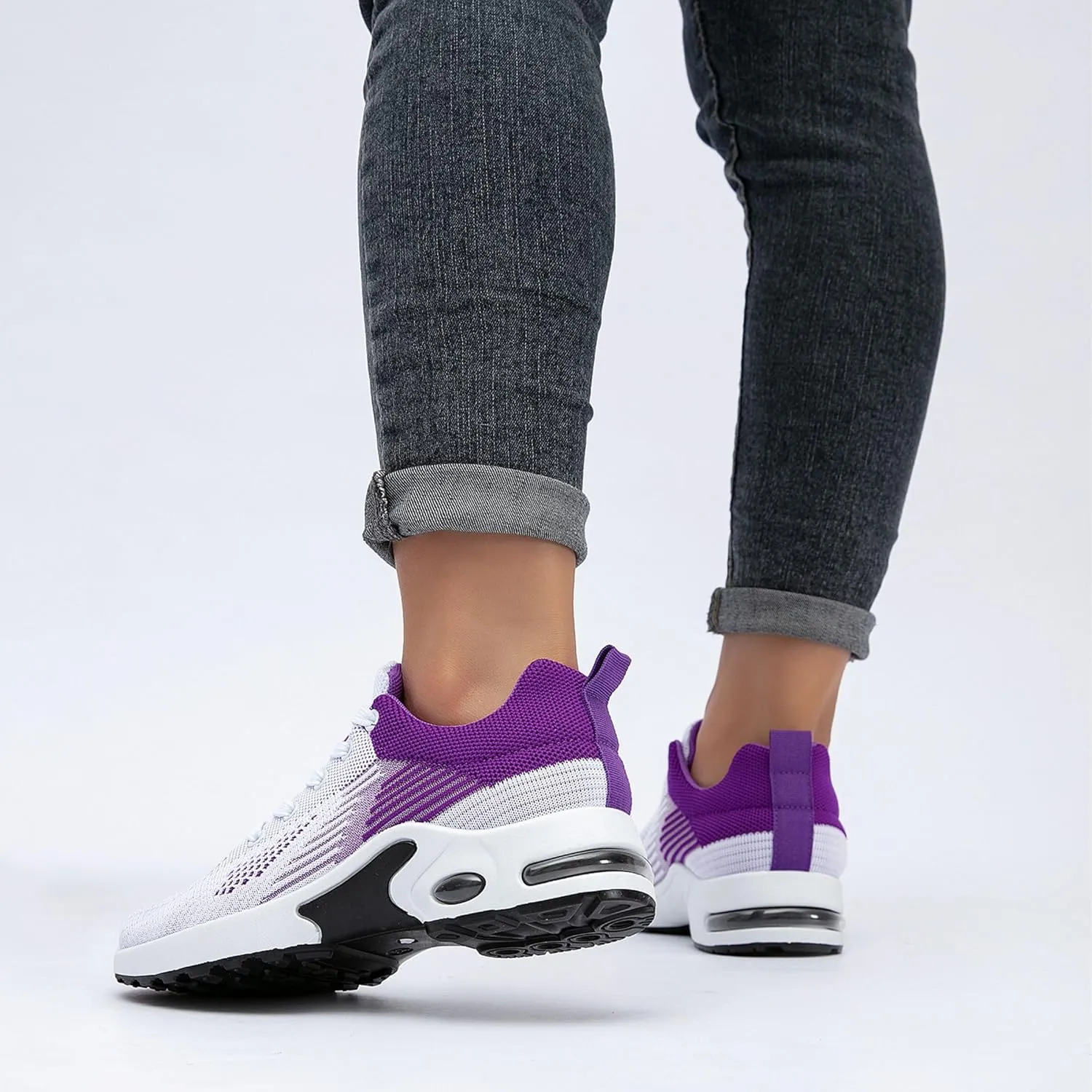 Comfort Sneaker for Women Casual Womens Walking Shoes Lightweight Breathable Mesh Air Cushion Sneaker