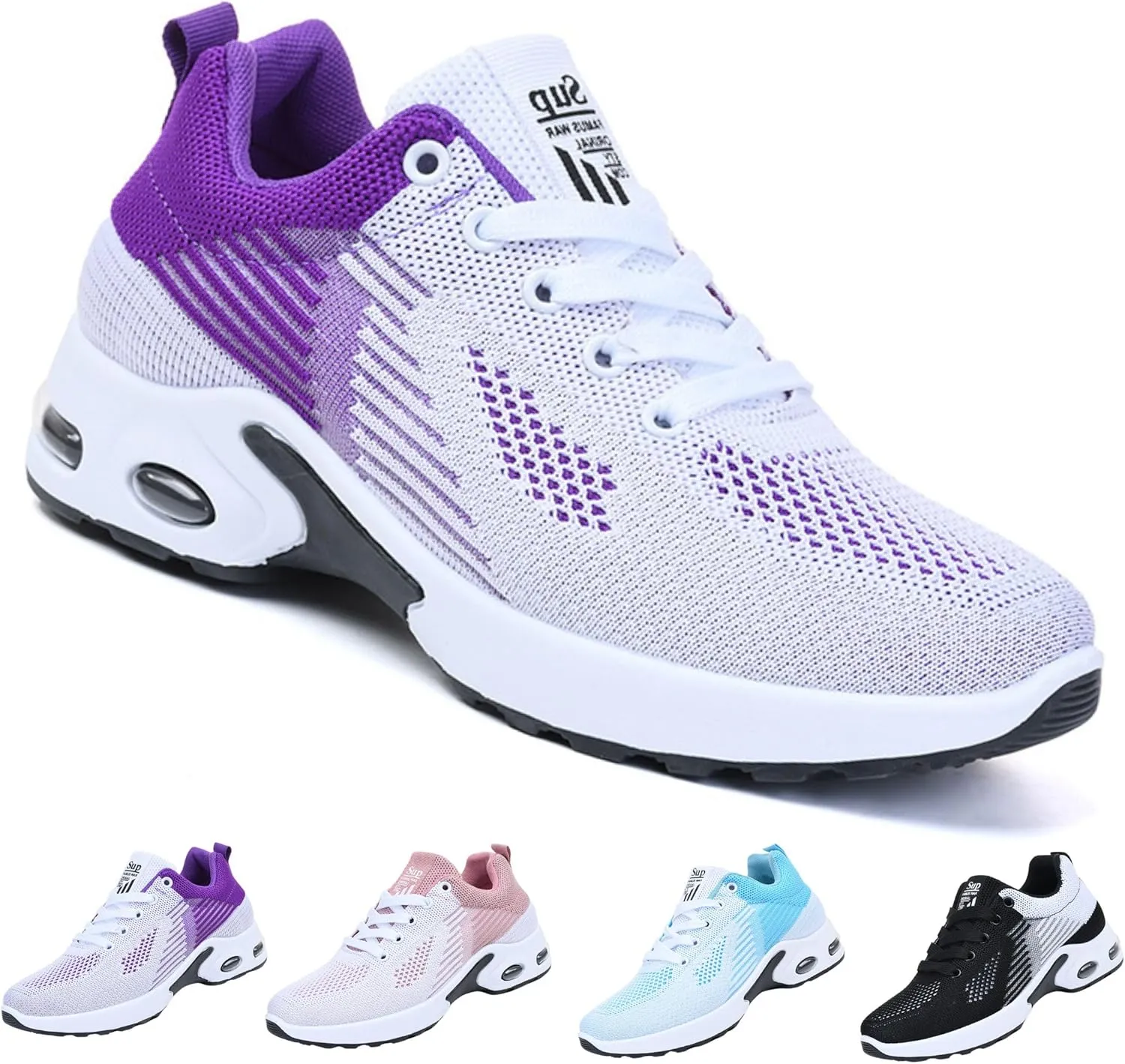 Comfort Sneaker for Women Casual Womens Walking Shoes Lightweight Breathable Mesh Air Cushion Sneaker