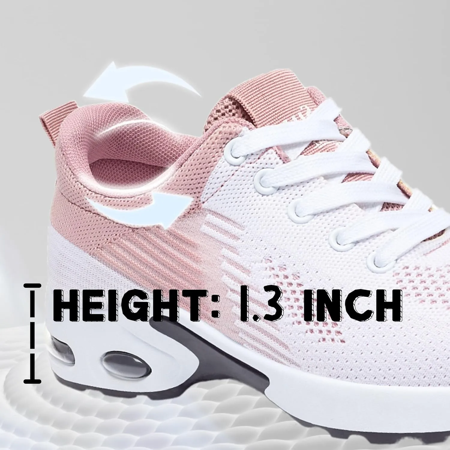 Comfort Sneaker for Women Casual Womens Walking Shoes Lightweight Breathable Mesh Air Cushion Sneaker