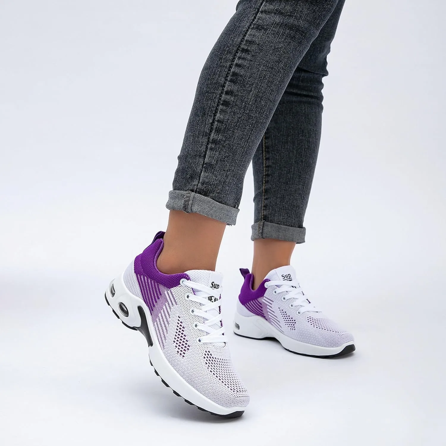 Comfort Sneaker for Women Casual Womens Walking Shoes Lightweight Breathable Mesh Air Cushion Sneaker