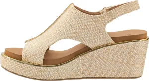 Corkys Footwear Womens Carley Wedges, Featuring Corkys EVA Foam Cushioned Insoles, A 2.5 Inch Heel, Lightweight For All Day Wear, And Hook And Loop Closure