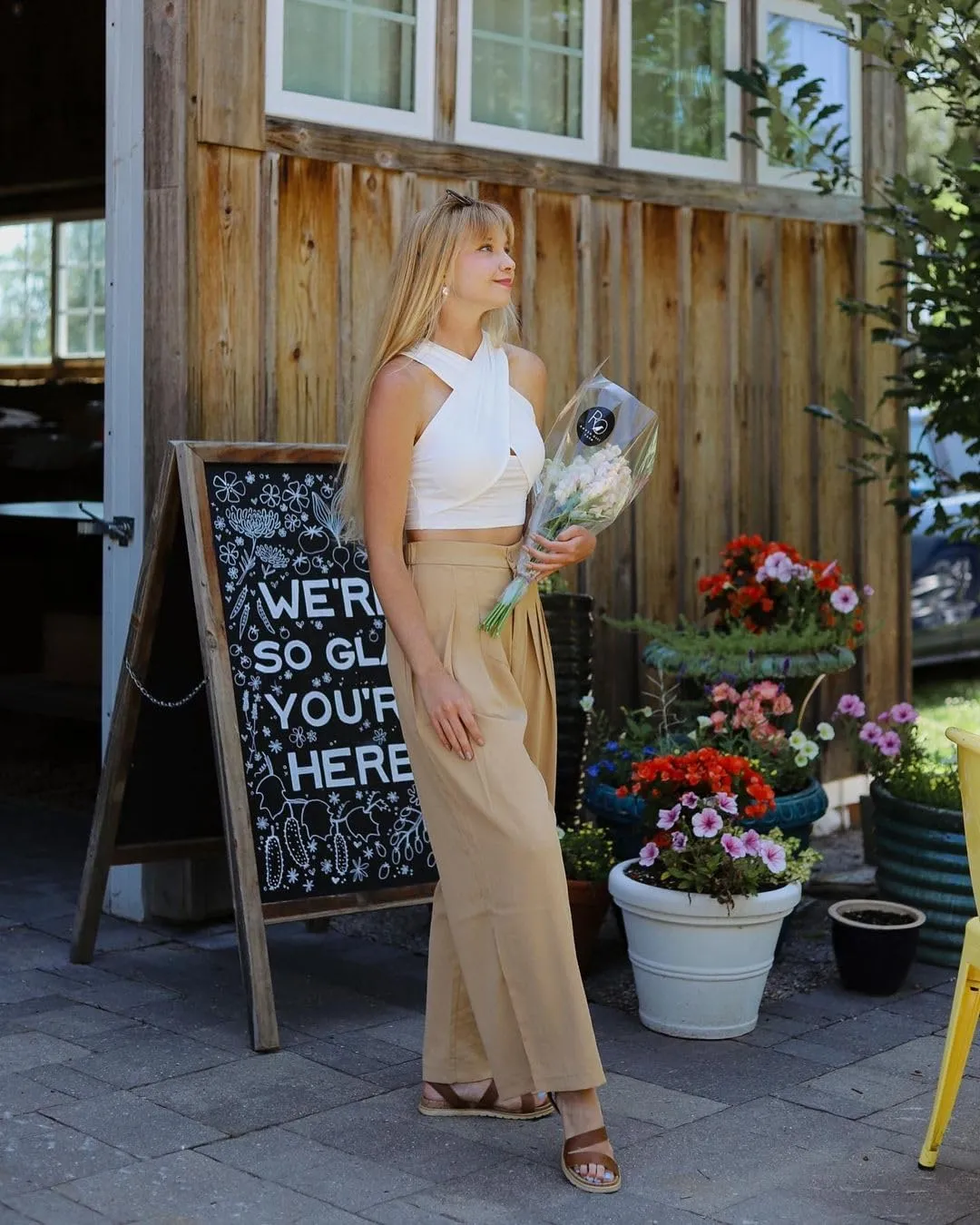 Criss Cross Halter Neck Tops for Women 2023 Summer Wrap Crop Top Sexy Going Out Y2k Tops Backless Cami Tank Bustier Corset