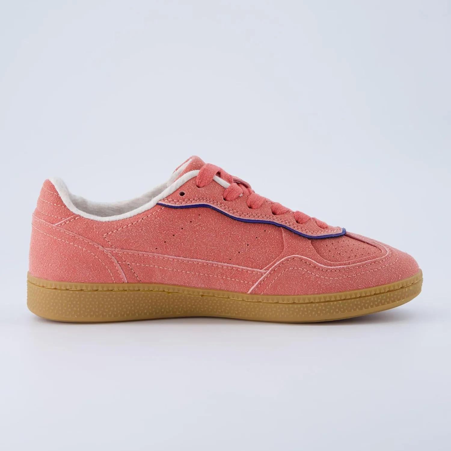 CUSHIONAIRE Bettina Women's Retro Sneaker with Cushioned Insole and Durable Gum Sole
