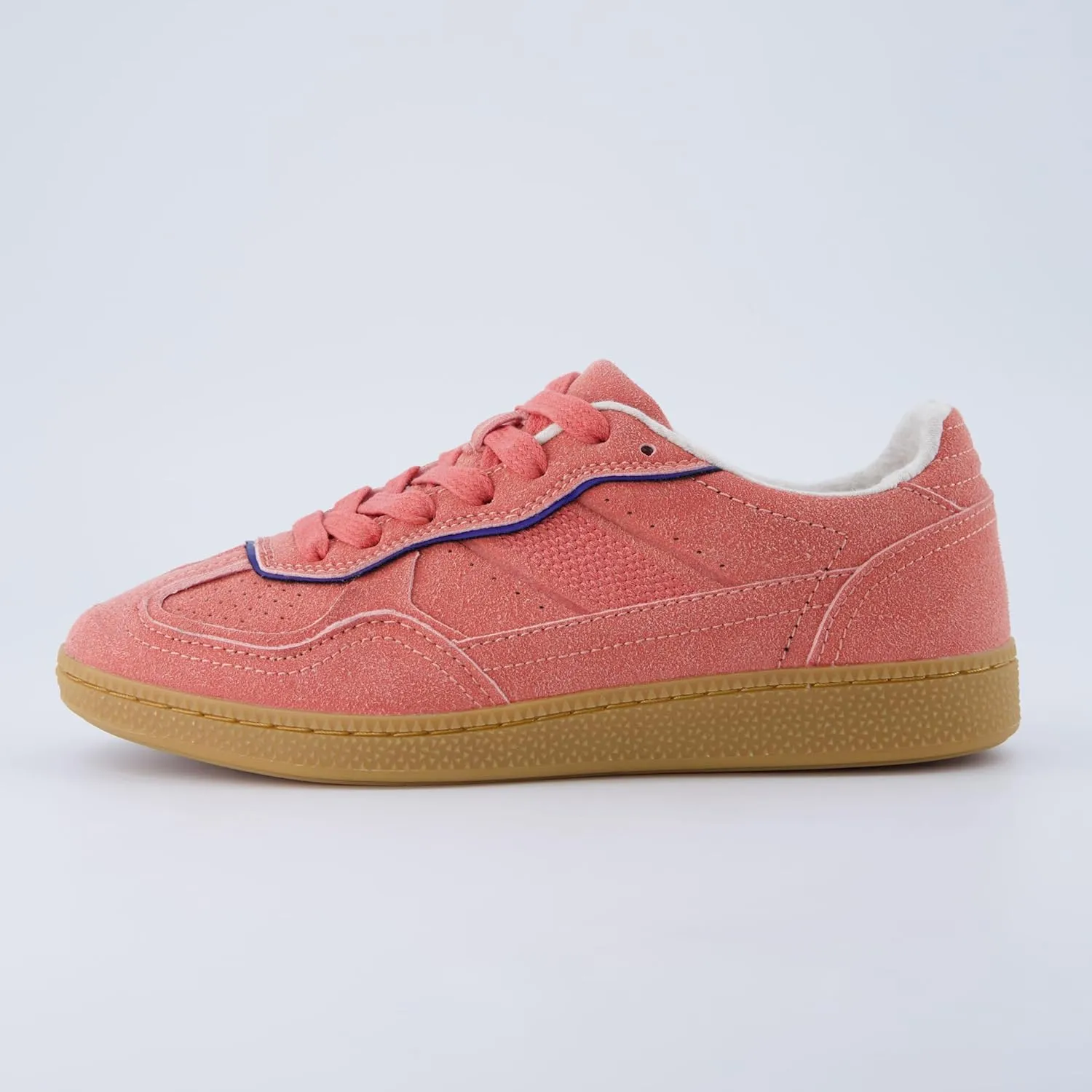 CUSHIONAIRE Bettina Women's Retro Sneaker with Cushioned Insole and Durable Gum Sole