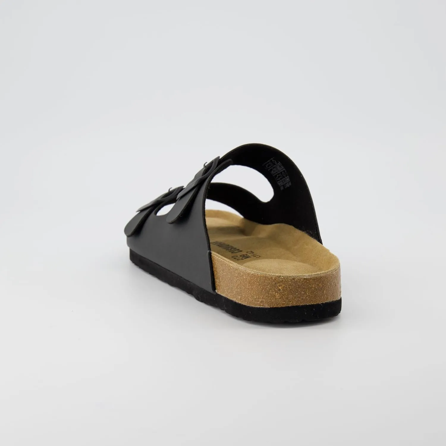 CUSHIONAIRE Men's Lane Cork Footbed Sandal with  Comfort, Arch Support, Adjustable Straps - Comfortable Slide Sandals for Walking, Casual Summer Footwear