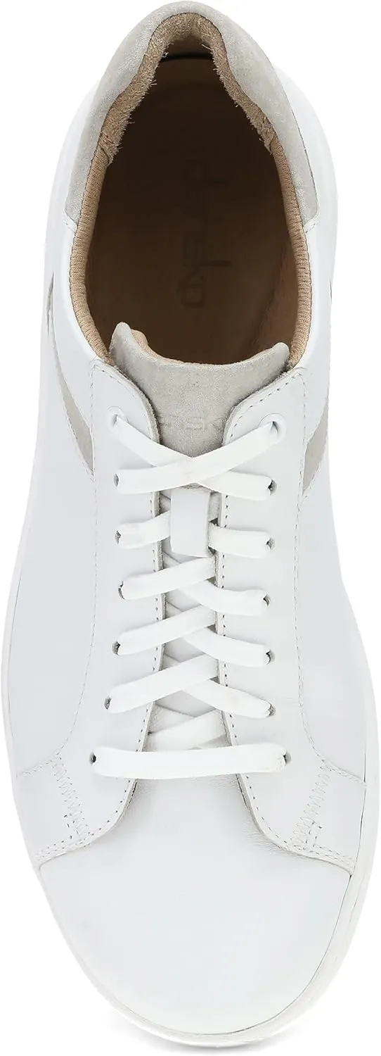 Dansko Trevor Lace up Stylish Sneaker for Men - Leather Linings for Breathability - Slip-Resistant Outsole