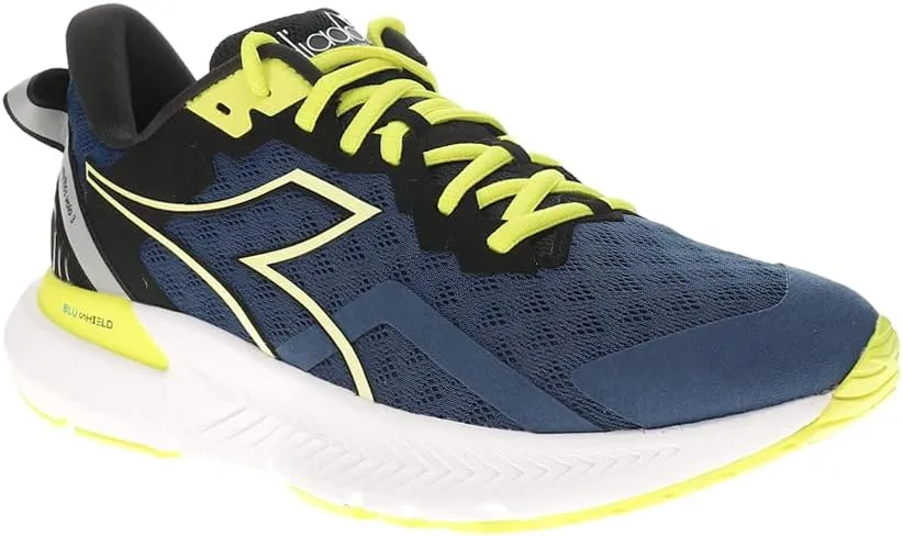 Diadora Mens Mythos Blushield Volo 3 Running Sneakers Shoes - Blue