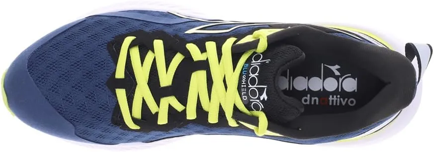 Diadora Mens Mythos Blushield Volo 3 Running Sneakers Shoes - Blue