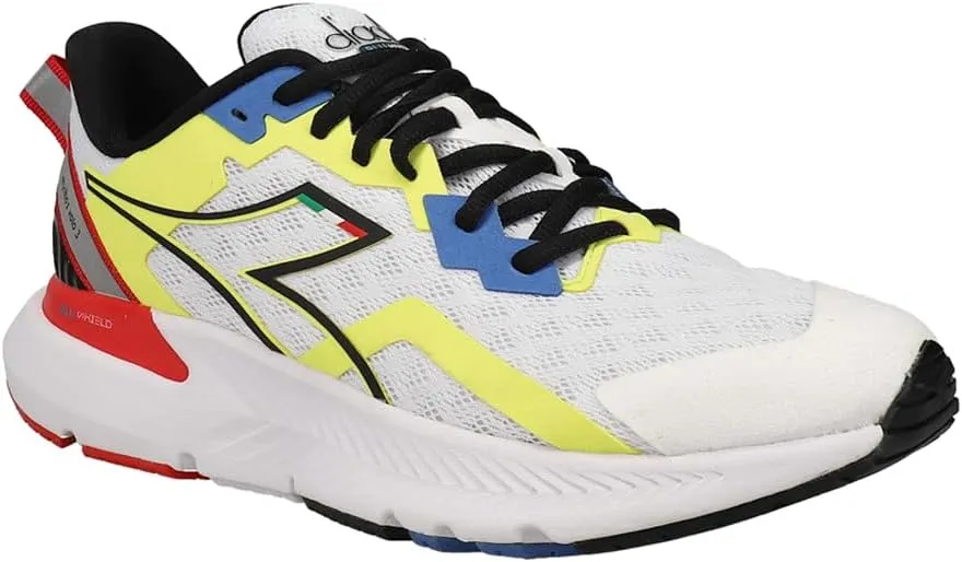 Diadora Mens Mythos Blushield Volo 3 Running Sneakers Shoes - White