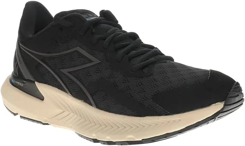 Diadora Mens Mythos Blushield Volo Hip 3 Running Sneakers Shoes - Black
