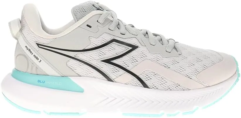 Diadora Womens Mythos Blushield Volo 3 Running Sneakers Shoes - Black