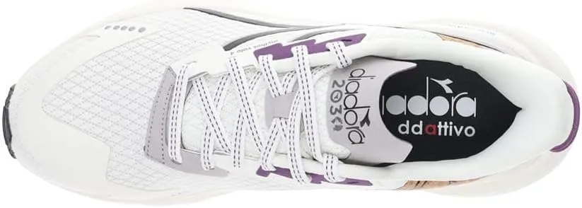 Diadora Womens Mythos Blushield Volo 4 2030 Running Sneakers Shoes - Off White