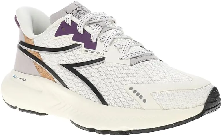 Diadora Womens Mythos Blushield Volo 4 2030 Running Sneakers Shoes - Off White