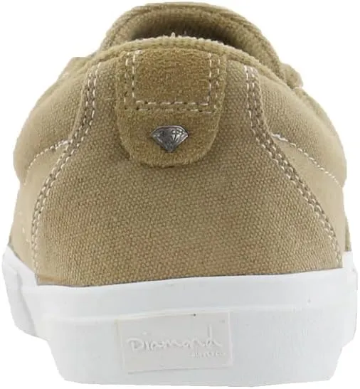 Diamond Supply Co. Mens Avenue Lace Up Sneakers Shoes Casual - Beige
