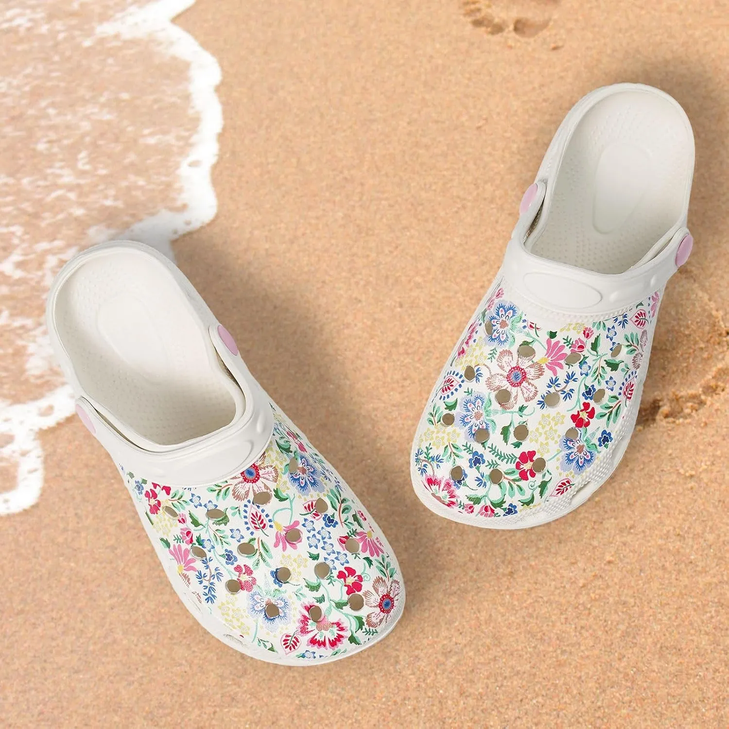 Dodow Kids Girls Clogs Garden Sandals Boys Classic Closed Toe Shoes Slides Toddler Slip on Water Shower Beach Pool Slippers