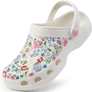 Dodow Kids Girls Clogs Garden Sandals Boys Classic Closed Toe Shoes Slides Toddler Slip on Water Shower Beach Pool Slippers