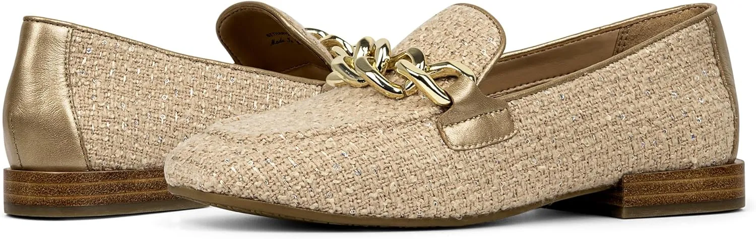 Donald Pliner Women's Bethany Dress Loafers, Slip-On Shoes, Everyday Shoes for Women