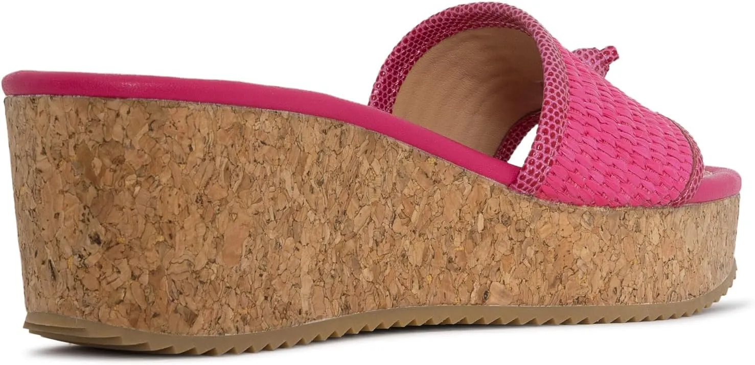 Donald Pliner Women’s SILLI Wedge Sandal – 2.5” Heel, Comfortable Sandals for Women, Heeled Summer Sandals, Open Toe Shoes for Women, Slip-On Sandals