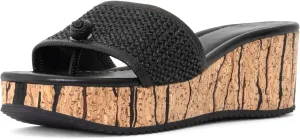 Donald Pliner Women’s SILLI Wedge Sandal – 2.5” Heel, Comfortable Sandals for Women, Heeled Summer Sandals, Open Toe Shoes for Women, Slip-On Sandals