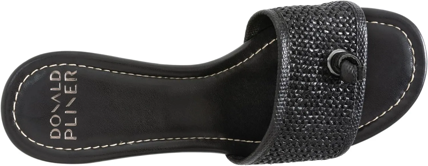 Donald Pliner Women’s SILLI Wedge Sandal – 2.5” Heel, Comfortable Sandals for Women, Heeled Summer Sandals, Open Toe Shoes for Women, Slip-On Sandals