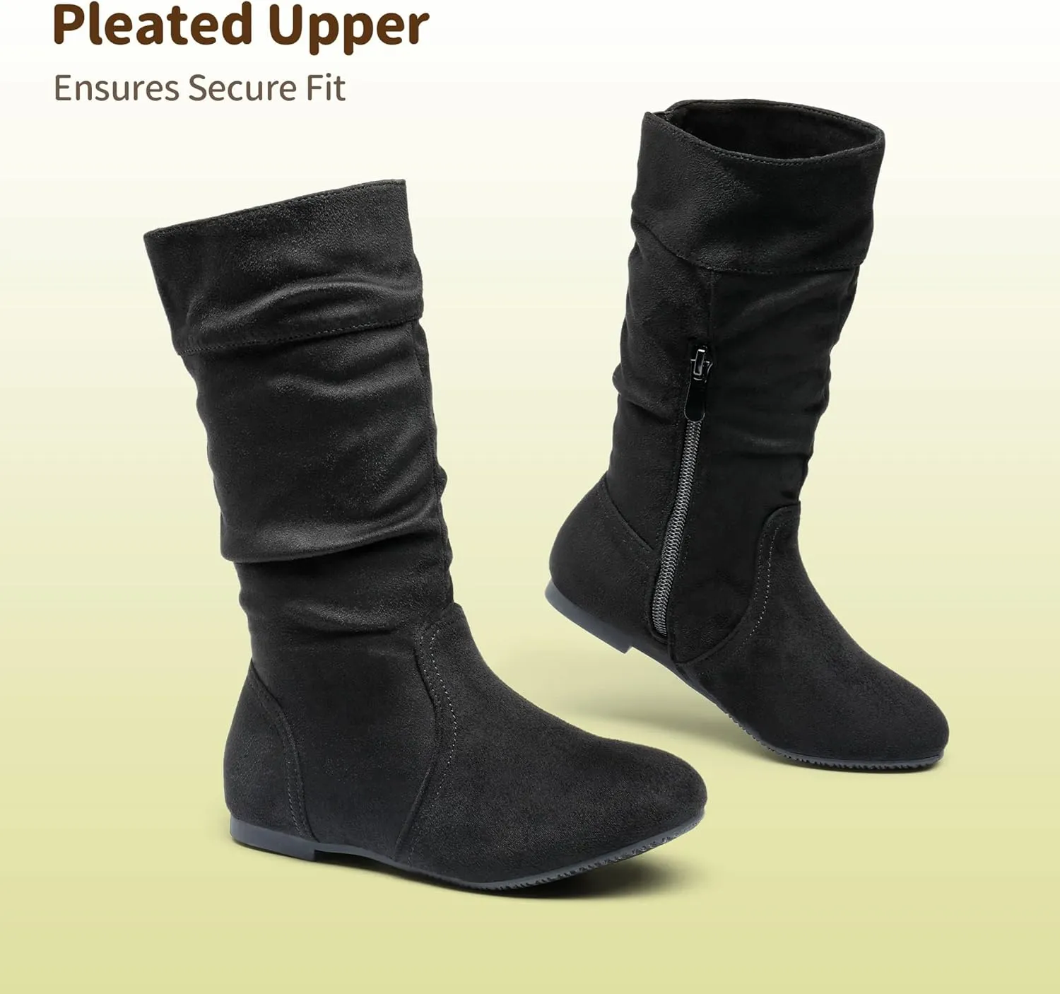 DREAM PAIRS Girl's Faux Fur Lined Knee High Winter Riding Boots(Toddler/Little Kid/Big Kid)