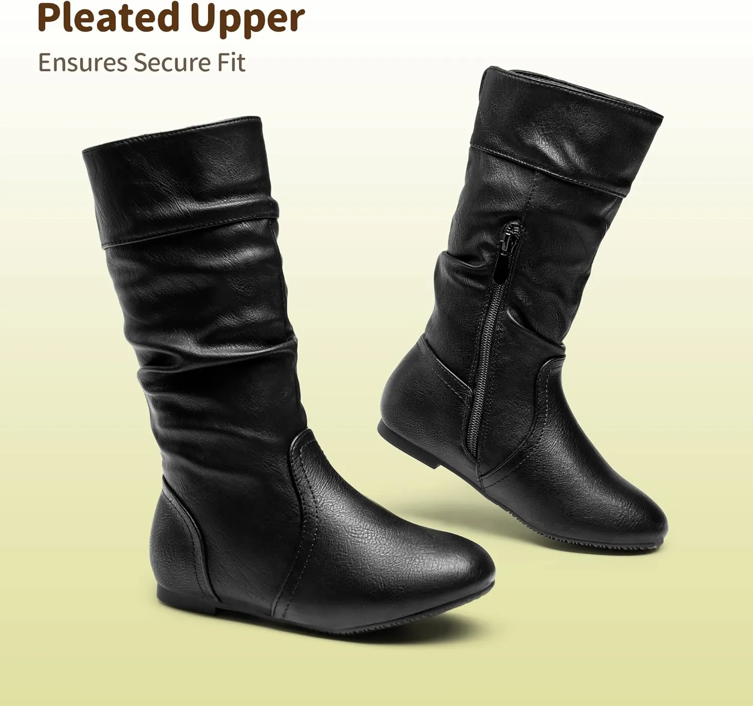 DREAM PAIRS Girl's Faux Fur Lined Knee High Winter Riding Boots(Toddler/Little Kid/Big Kid)
