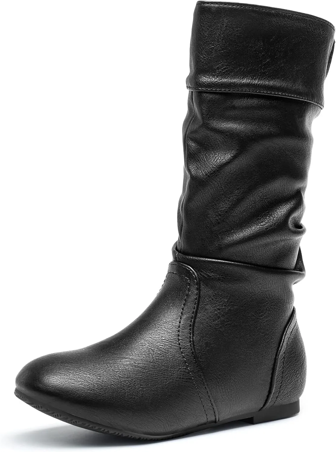 DREAM PAIRS Girl's Faux Fur Lined Knee High Winter Riding Boots(Toddler/Little Kid/Big Kid)