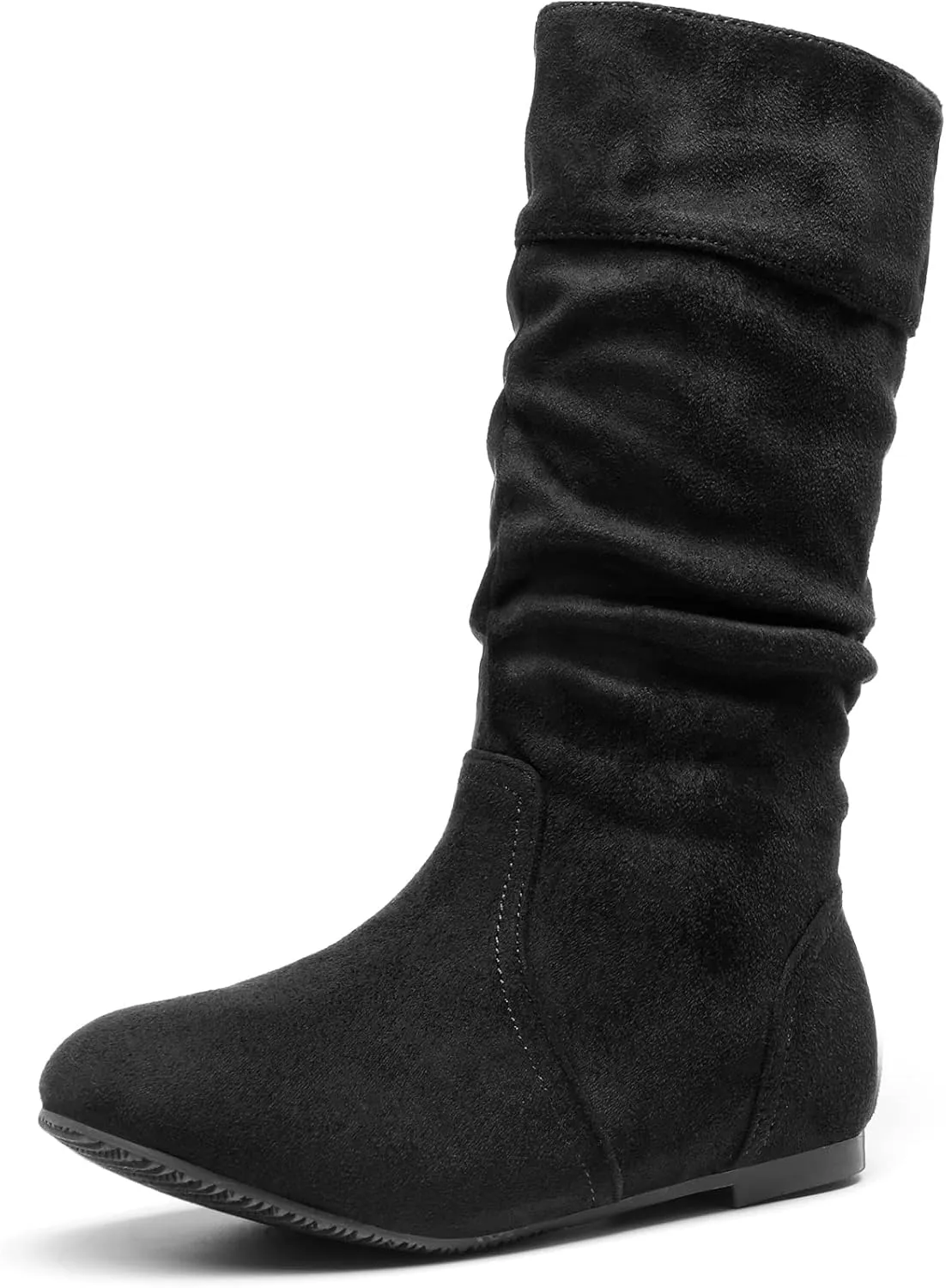 DREAM PAIRS Girl's Faux Fur Lined Knee High Winter Riding Boots(Toddler/Little Kid/Big Kid)