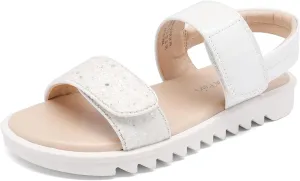 DREAM PAIRS Girls Sandals Glitter Two Strapped Casual Open Toe Sandals Little Kid/Big Kid