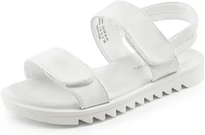DREAM PAIRS Girls Sandals Glitter Two Strapped Casual Open Toe Sandals Little Kid/Big Kid