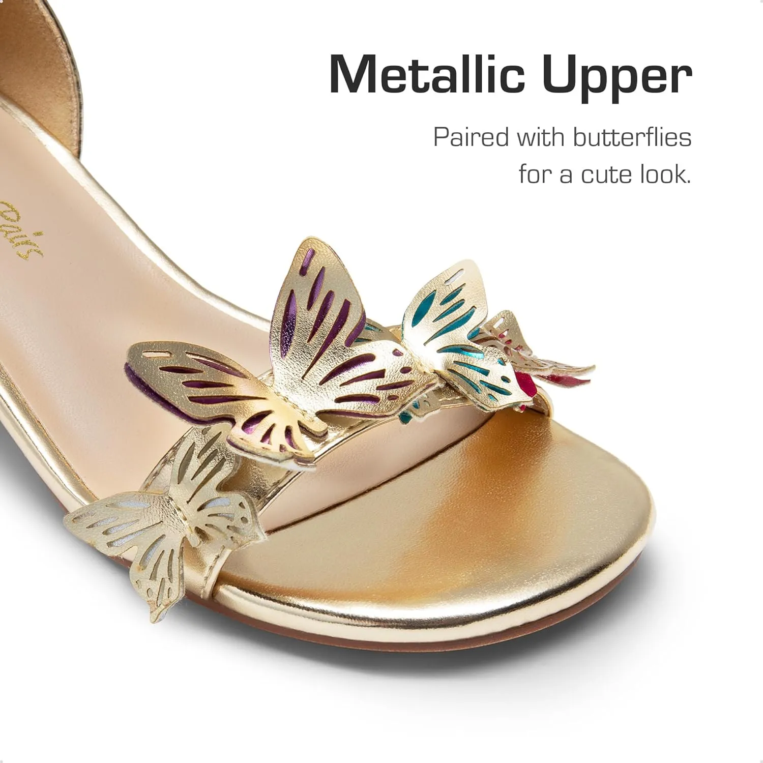 DREAM PAIRS Lace Up Low Heel Sandals for Girls Ankle Strap Dress Pump Strappy Gladiator Wedding Party Shoes for Little Kid/Big Kid