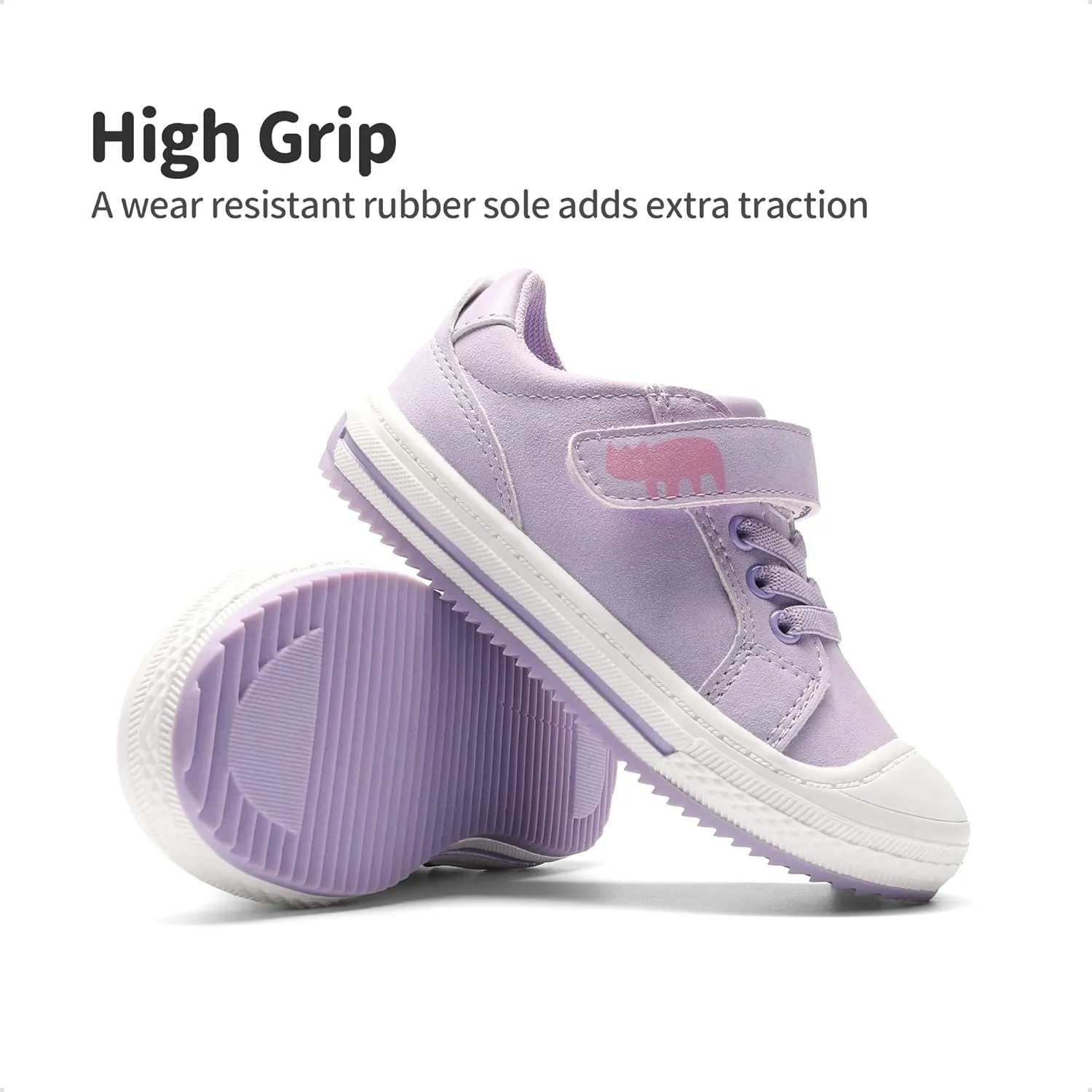 DREAM PAIRS Toddler Boys Girls Sneakers Casual Lightweight Kids Storybook Walking Skate Shoes