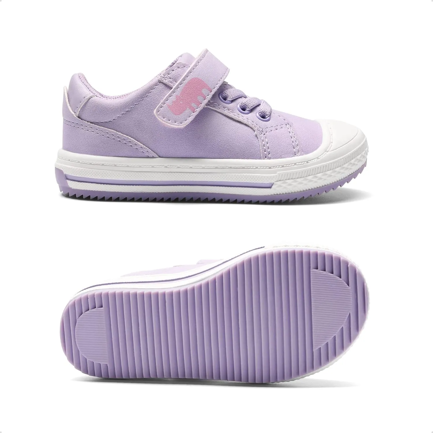 DREAM PAIRS Toddler Boys Girls Sneakers Casual Lightweight Kids Storybook Walking Skate Shoes