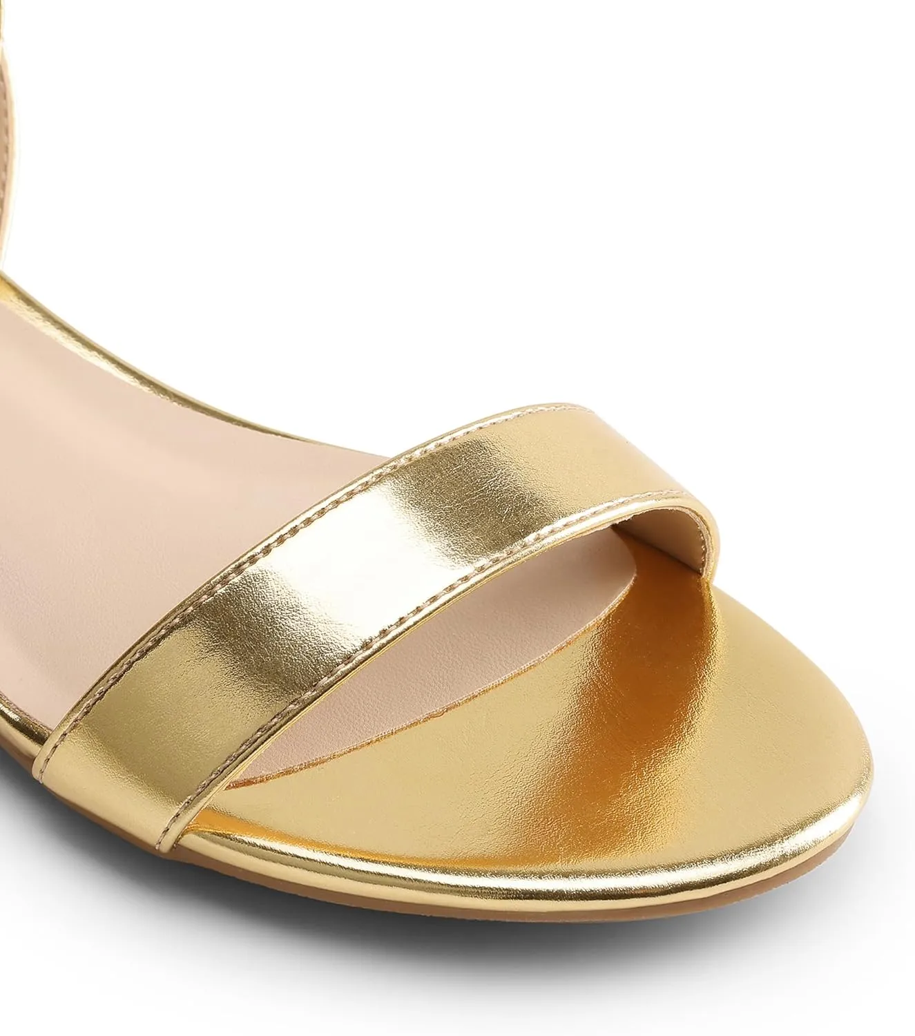 DREAM PAIRS Women Black White Nude Clear Sandals Low Heel Dressy Sandals Ankle Strap Open Toe Chunky Block Heeled Summer Classic Comfortable Flat Shoes