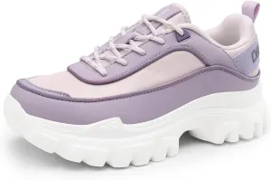 DREAM PAIRS Women Platform Chunky Fashion Sneakers Walking Lace-Up Comfortable Sport Stylish Lightweight Classic Casual Work Tennis Shoes