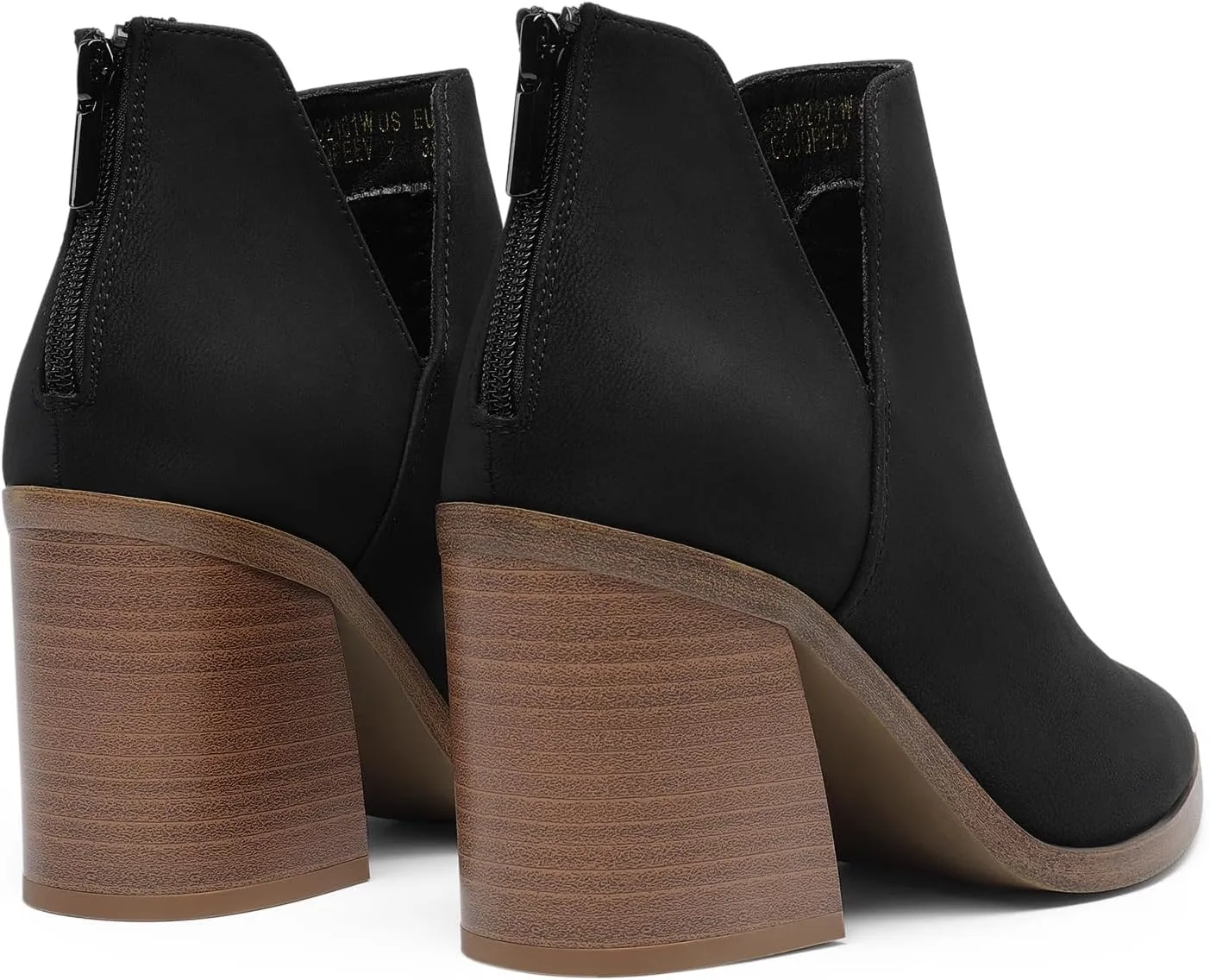 DREAM PAIRS Women's Ankle Boots Chunky Heel Pointed Toe Short Booties Shoes