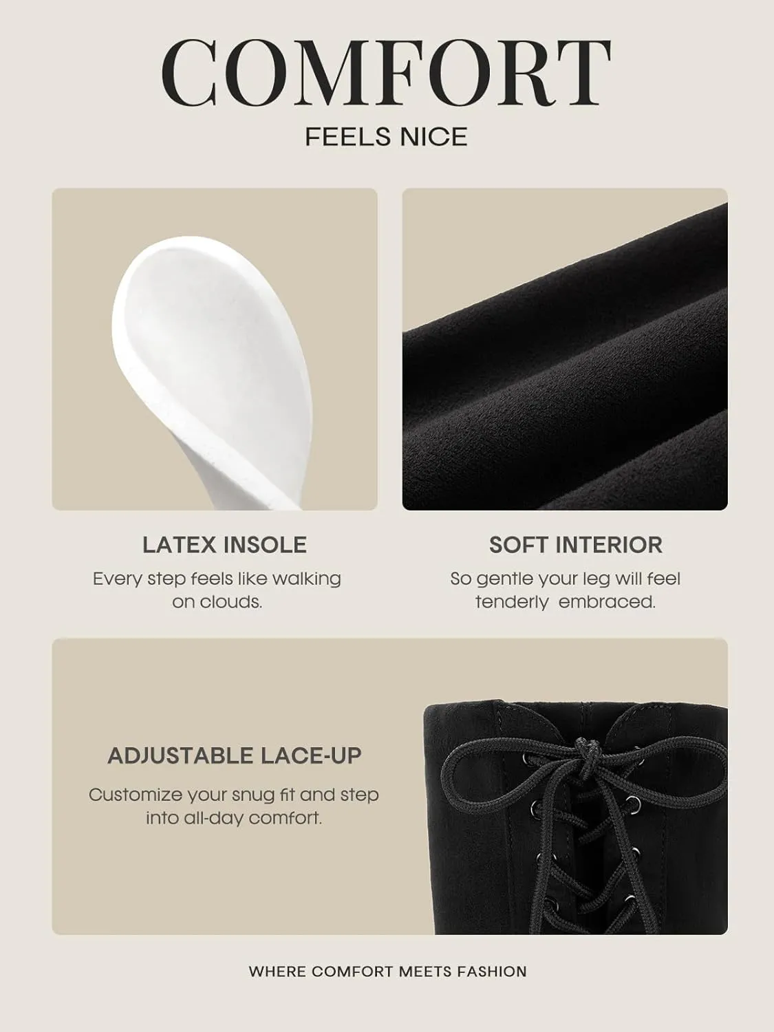 DREAM PAIRS Women's Laurence Over The Knee Thigh High Chunky Heel Boots Long Stretch Sexy Fall Boots