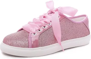 Elivandon Wedding Shoes Bling Bridal Sneakers Flats Bride Tennis Shoes Shiny Sequin Sparkly Sneakers
