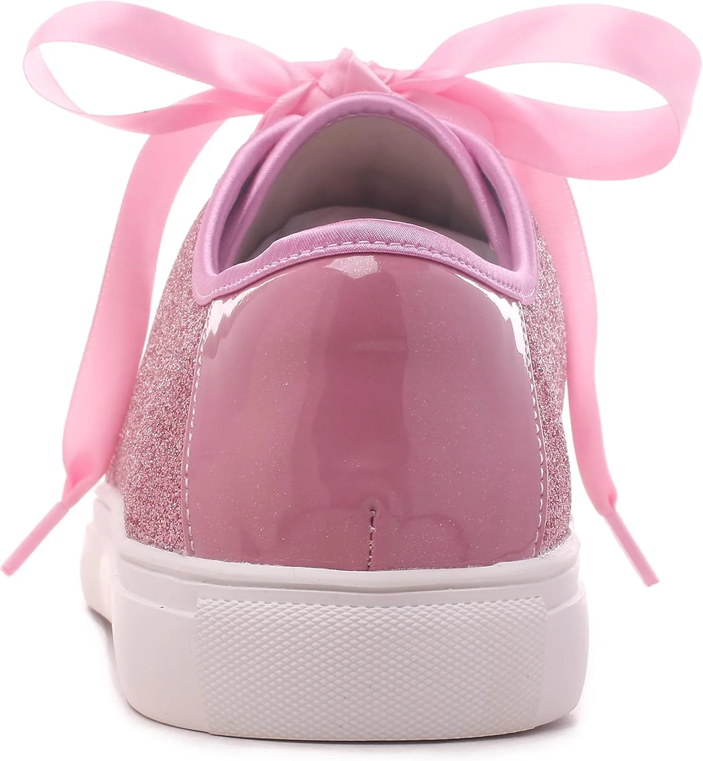 Elivandon Wedding Shoes Bling Bridal Sneakers Flats Bride Tennis Shoes Shiny Sequin Sparkly Sneakers