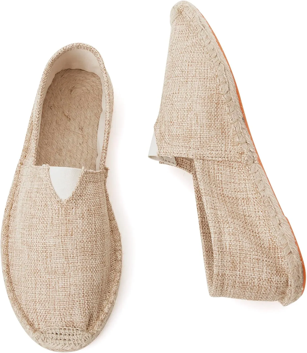 Espadrilles for Men with Flat Slip-on Fashion Casual Classic Canvas