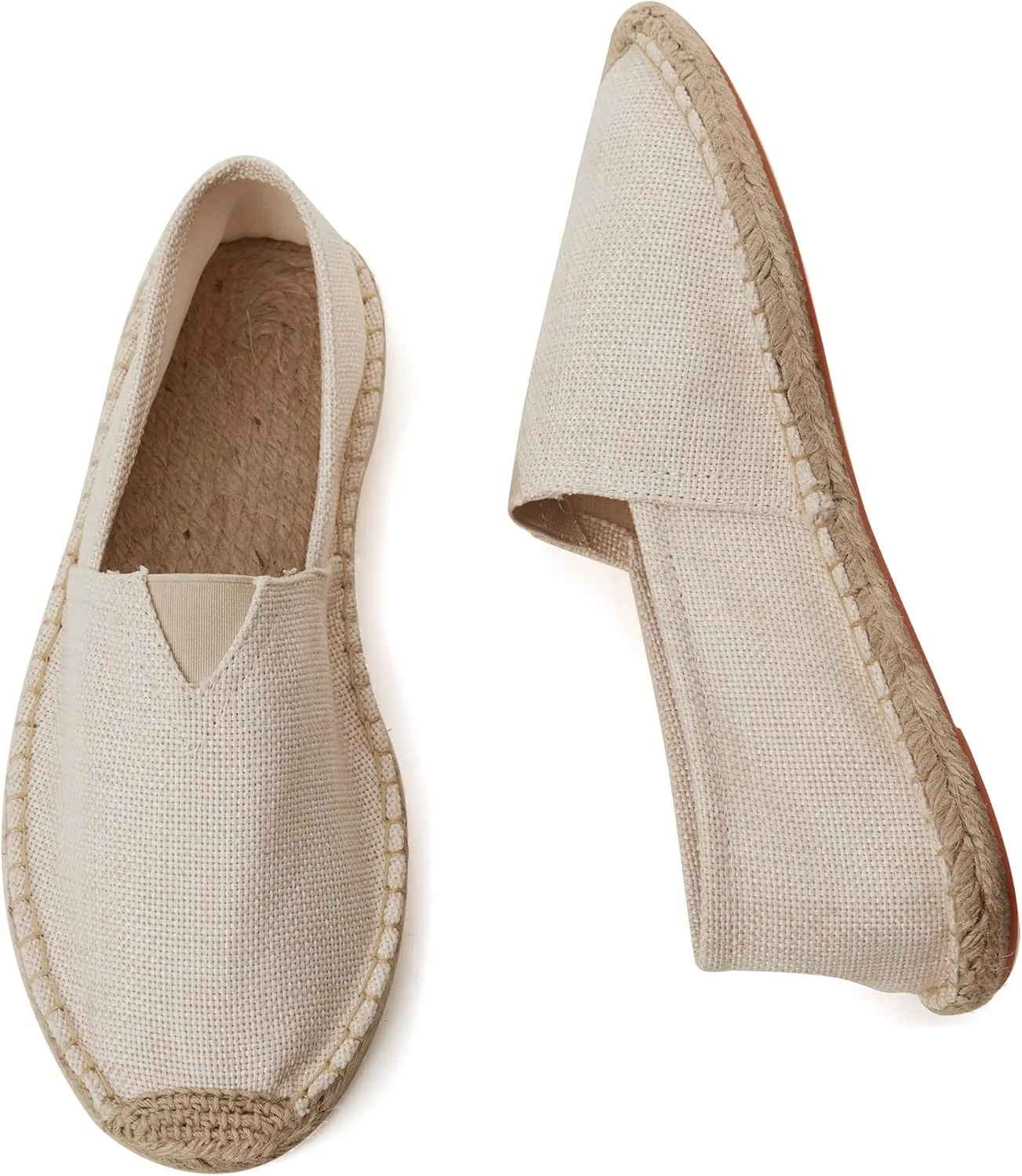 Espadrilles for Men with Flat Slip-on Fashion Casual Classic Canvas